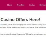 Free Bet Casinos are Risk Free